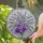 Lush Purple Blossom Lavender Floral Bouquet - Home Decor Gift for Floral Lover Stained Glass Suncatcher - 2