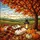 Autumn Harvest Book Pumpkin Lantern - Fall Home Decor Gift Stained Glass Suncatcher - 5