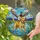 Golden Labrador Retriever Duck Marshland Scene Tiffany Glass - Dog Lover Home Decor Gift Stained Glass Suncatcher - 2