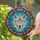 Wolf Head Third Eye Halo Mandala Celtic Knot Home Decor Wildlife Gift Stained Glass Suncatcher - 2