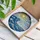 Ocean Wave Seascape Sun Clouds - Coastal Decor Gift for Ocean Lover Stained Glass Suncatcher - 3