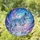 Majestic Wolf Celestial Twilight Sky Stars Nebulae - Wildlife Lover Home Decor Gift Stained Glass Suncatcher - 1
