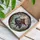 Samurai Warrior Riding Emu Bird Sakura Cherry Blossoms Rolling Hills Mountains - Home Decor Gift for Him Stained Glass Suncatcher - 3