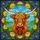 Highland Cow Wildflower Meadow - Farmhouse Home Decor Gift for Cow Lover Stained Glass Suncatcher - 5
