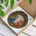 Kneeling Angelic Figures Golden Floral Rose Ornament - Home Decor Gift Stained Glass Suncatcher - 3