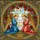 Kneeling Angelic Figures Golden Floral Rose Ornament - Home Decor Gift Stained Glass Suncatcher - 5