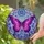 Boho Butterfly Dreamcatcher Feathers Beads Floral - Home Decor Gift Stained Glass Suncatcher - 2