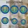 Golden Cross Angelic Wings Stylized Birds Green Leaves Rainbow Mosaic Home Decor Gift Stained Glass Suncatcher - 4