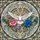 White Dove Cross Roses Mandala - Spiritual Home Decor Gift for Bird and Rose Lovers Stained Glass Suncatcher - 5