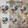 Rooster Cream Blossom Leaves Sky - Home Decor Gift for Rooster Lover Stained Glass Suncatcher - 4