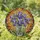 Stained Glass Iris Bouquet Mason Jar Geometric Organic Mosaic - Home Decor Gift Stained Glass Suncatcher - 1