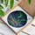 Aurora Borealis Snow Mountains Lake Twilight Night Sky - Home Decor Gift Stained Glass Suncatcher - 3