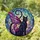 Black Cat Butterfly Wings Celestial Nebula - Home Decor Gift for Cat Lover Stained Glass Suncatcher - 1