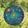 Celestial Suns Moons Stars Planets Hearts - Cosmic Lover Home Decor Gift Stained Glass Suncatcher - 1