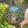 Smiling Corgi Dog Stained Glass Garden - Home Decor Gift for Dog Lover Stained Glass Suncatcher - 2