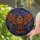Majestic Brown Owl Extended Wings Five-Pointed Star Mosaic - Wildlife Lover Home Decor Gift Stained Glass Suncatcher - 2