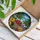 Strawberries Wicker Basket Jungle Island Hibiscus Orchid - Home Decor Gift Fruit Lover Stained Glass Suncatcher - 3