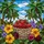 Strawberries Wicker Basket Jungle Island Hibiscus Orchid - Home Decor Gift Fruit Lover Stained Glass Suncatcher - 5