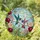 Hummingbirds Bloomed Flowers Green Leaves Swirling Sky Jewel Tone Home Decor Gift Stained Glass Suncatcher - 1