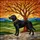 Black Labrador Retriever Stained Glass Autumn - Dog Lover Home Decor Gift Stained Glass Suncatcher - 5