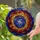 Elegant Spiral Swirling Stained Glass Crackled Mosaic - Home Decor Gift Stained Glass Suncatcher - 2