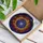 Elegant Spiral Swirling Stained Glass Crackled Mosaic - Home Decor Gift Stained Glass Suncatcher - 3