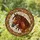 Majestic Brown Horse Head Ornate Amber Floral Stained Glass - Home Decor Gift for Horse Lover Stained Glass Suncatcher - 1