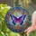 Stained Glass Butterfly Floral Mosaic - Home Decor Gift for Butterfly Lovers Stained Glass Suncatcher - 2