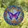 Stained Glass Butterfly Floral Mosaic - Home Decor Gift for Butterfly Lovers Stained Glass Suncatcher - 1
