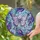 Stained Glass Butterfly Leaf Swirls Water Ripple Organic Mosaic - Home Decor Gift Stained Glass Suncatcher - 2