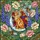 Winged Cat Crescent Moon Honeybees Peonies Delphiniums Garden - Home Decor Gift Cat Lover Stained Glass Suncatcher - 5