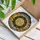 Stained Glass Christmas Wreath Merry Christmas Holly Sunset Sky - Holiday Home Decor Gift Stained Glass Suncatcher - 3