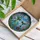 Hummingbird Floral Garden Blue Sky - Garden Decor Wildlife Lover Gift Stained Glass Suncatcher - 3