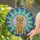 Fluffy Fur Stained Glass Golden Retriever Dog - Home Decor Gift for Dog Lover Stained Glass Suncatcher - 2