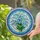 Translucent Jewel Forget-Me-Not Floral Mosaic - Home Decor Gift for Gardeners & Flower Lovers Stained Glass Suncatcher - 2