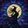Witch Profile Full Moon Billowing Gown Mosaic Night Sky Leaded Border - Witch Lover Home Decor Gift Stained Glass Suncatcher - 5