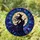 Witch Profile Full Moon Billowing Gown Mosaic Night Sky Leaded Border - Witch Lover Home Decor Gift Stained Glass Suncatcher - 1
