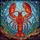 American Lobster Underwater Seascape Bubbles Seaweed - Wildlife Lover Gift Stained Glass Suncatcher - 5