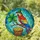 Tiffany Style Macaw Leprechaun Hat Shamrock - St. Patrick's Day Holiday Gift for Macaw Lover Stained Glass Suncatcher - 1