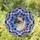 Siamese Cat Circular Frame Floral Beads Geometric Mosaic - Home Decor Cat Lover Gift Stained Glass Suncatcher - 1