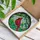 Tiffany Stained Glass Cardinal Leaves Branches Sky Mosaic - Home Decor Gift for Wildlife Lovers Stained Glass Suncatcher - 3