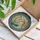 Mermaid Golden Harp Filigree Border Celestial Swirling Water - Home Decor Gift Stained Glass Suncatcher - 3