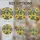 Fuzzy Bumblebee Yellow Daisy Flowers Berries Home Decor Gift for Wildlife Lovers Stained Glass Suncatcher - 4