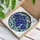 Jewel Tone Clematis Flowers Stained Glass Mosaic - Home Decor Gift for Plant Lover Stained Glass Suncatcher - 3