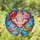 Tiffany Stained Glass Heart Cardinal Birds Mosaic - Wildlife Lover Home Decor Gift Stained Glass Suncatcher - 1