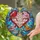 Tiffany Stained Glass Heart Cardinal Birds Mosaic - Wildlife Lover Home Decor Gift Stained Glass Suncatcher - 2