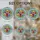 Circular Pansies Leaves Stems Buds Floral Bouquet - Home Decor Gift for Gardeners Stained Glass Suncatcher - 4