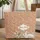 White Bunny Easter Lilies Decorated Eggs Floral Vines - Easter Gift Quilted Tote Bag - 1