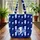 Electric Lightning Star Your Name Everyday Carry Gift Quilted Tote Bag - 3