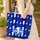 Electric Lightning Star Your Name Everyday Carry Gift Quilted Tote Bag - 4